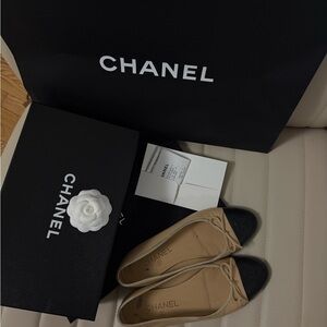 Chanel Women’s Lambskin Ballet Flats